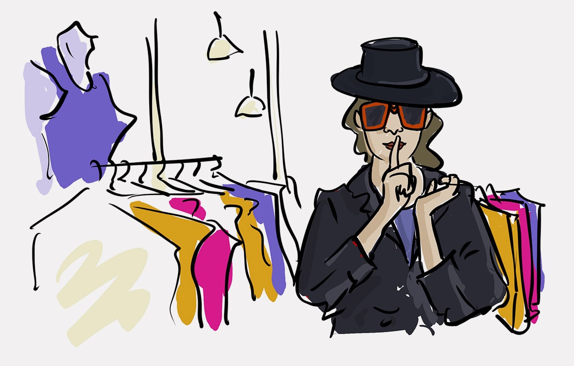 Mystery shopping illustration